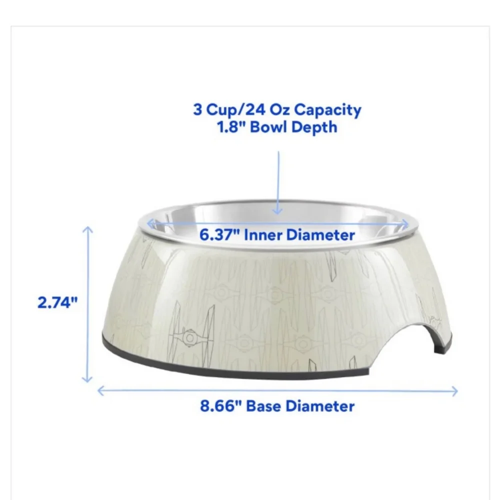Lrge Star Wars Pet Bowl